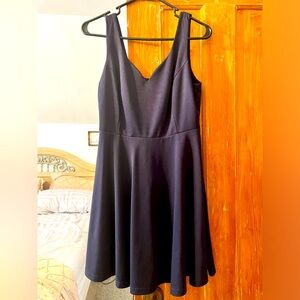 Navy Blue Skater Dress